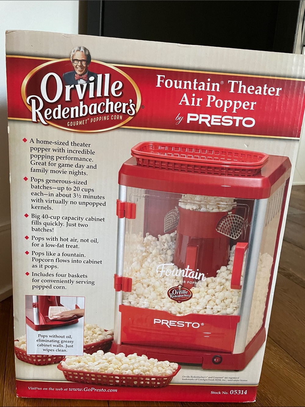 Fountain Theater Air Popper - Red